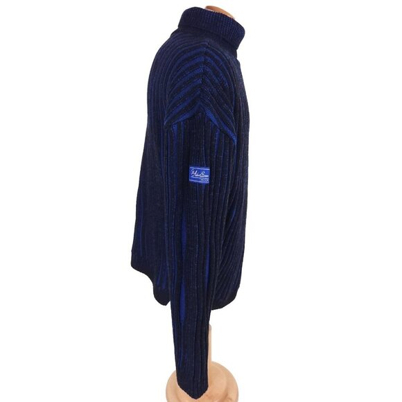 Ader Error Frank Turtleneck Size A3 L Oversized Mens Blue Sweater $485 - Picture 9 of 14